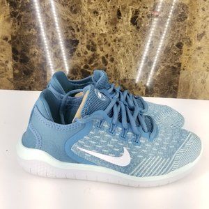 Nike Free Run Youth Big Kids Athletic Shoes Aqua/W